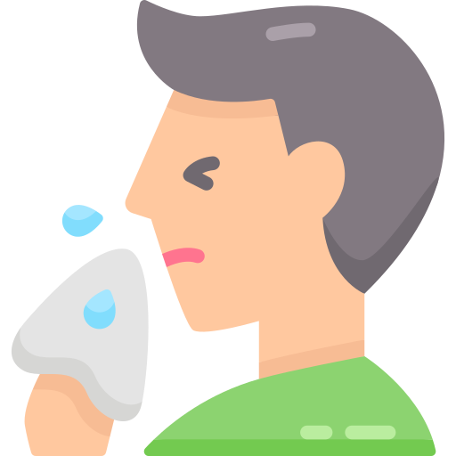 Sneeze Generic Flat icon