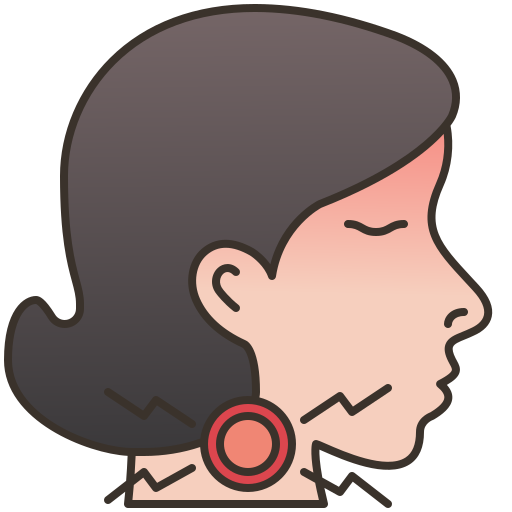 dolor de garganta icono gratis