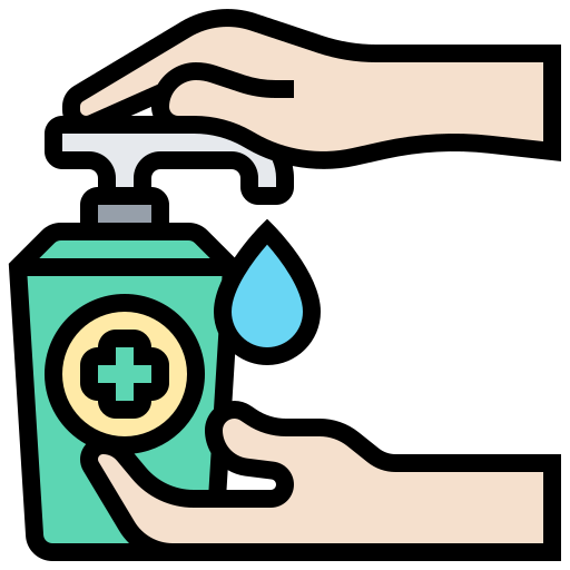 Hand sanitizer free icon Hand sanitizer free icon