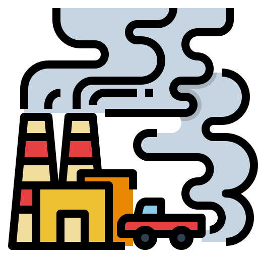 Air pollution free icon Air pollution free icon