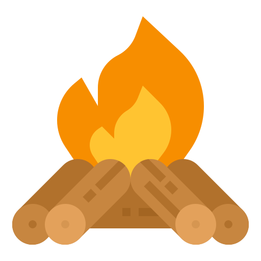 Campfire free icon Campfire free icon