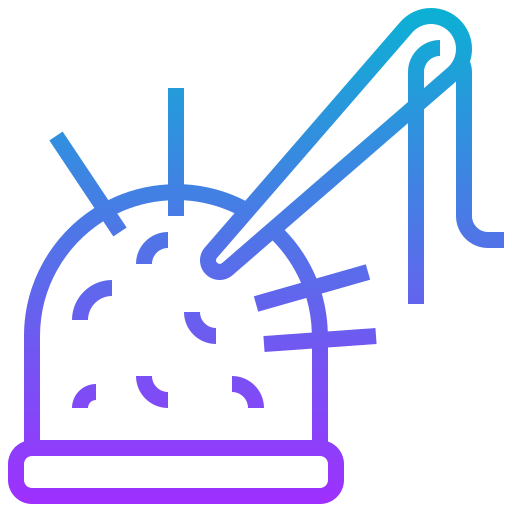 Sewing thimble Meticulous Gradient icon