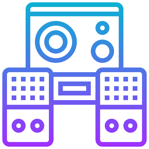 altavoz de audio icono gratis