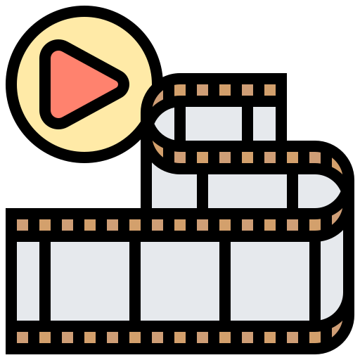 Movie frame Meticulous Lineal Color icon