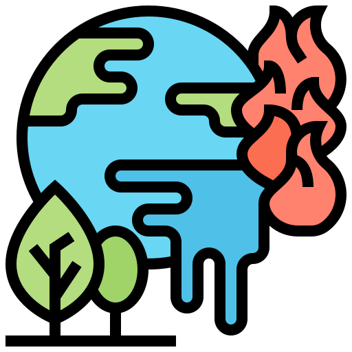 Calentamiento global Iconos gratis de ecología y medio ambiente