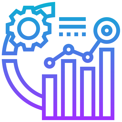 Analytics logo - data business technology finance Vector Image
