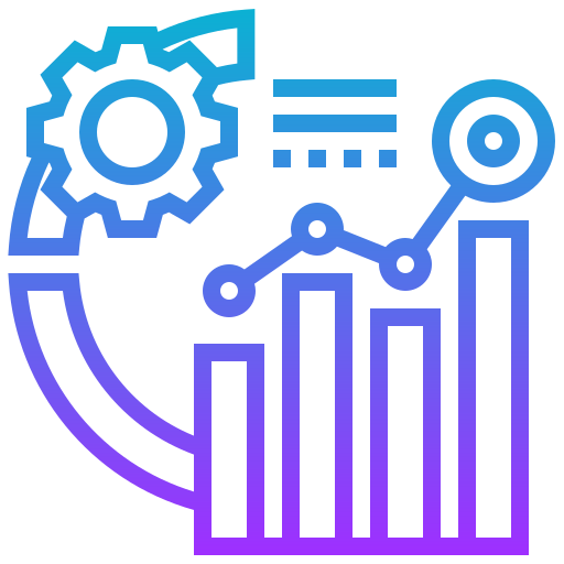 Data analytics Meticulous Gradient icon