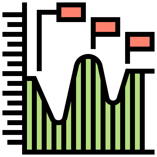 tabla de progreso icono gratis