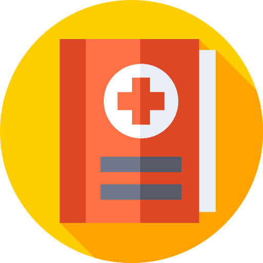 manual médico icono gratis