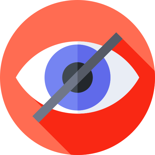Blind free icon Blind free icon