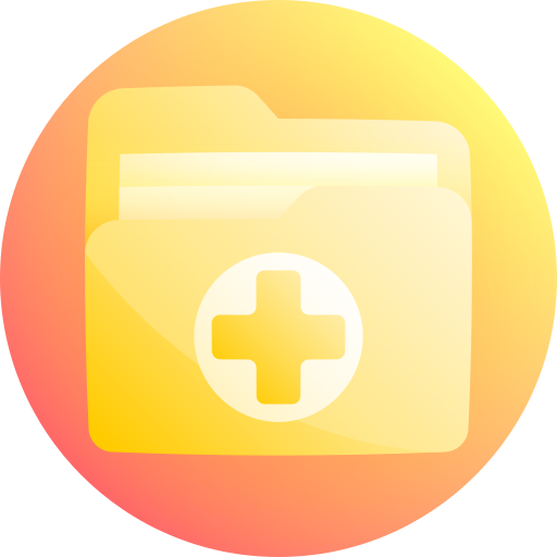 registros médicos icono gratis