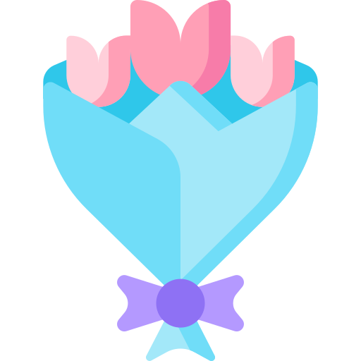 ramo de flores icono gratis