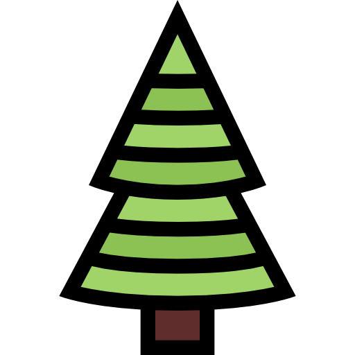 árbol de navidad icono gratis