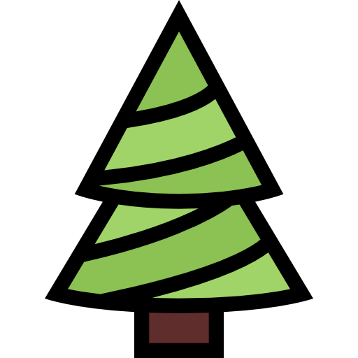Christmas tree Coloring Color icon