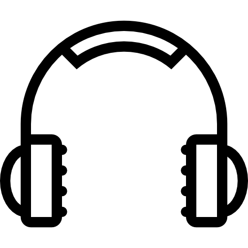 Headphones Coloring Lineal icon