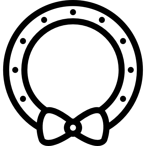 Wreath free icon