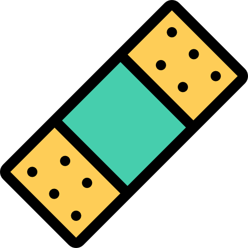 apósito adhesivo icono gratis