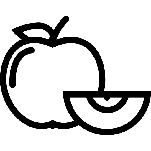 Apple Coloring Lineal icon