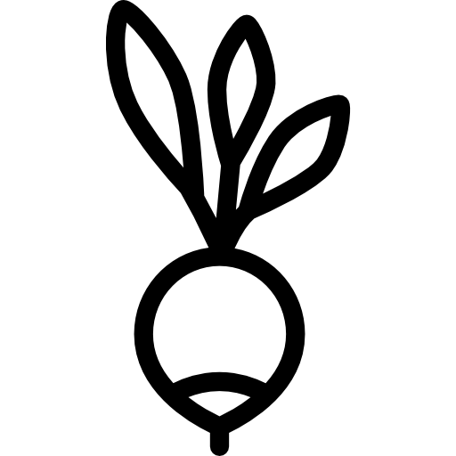 rabanete grátis ícone