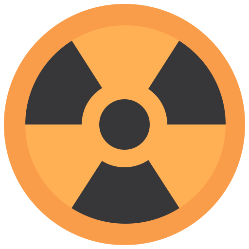 radioactivo icono gratis