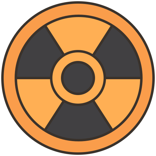 radioactivo icono gratis