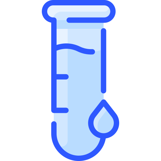 Test tube Vitaliy Gorbachev Blue icon