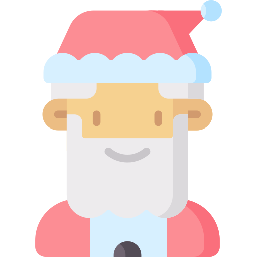 papá noel icono gratis