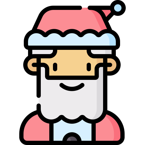 papá noel icono gratis