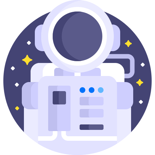 Astronaut Detailed Flat Circular Flat icon