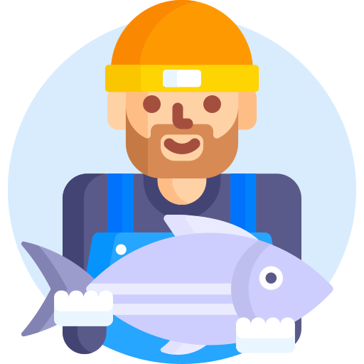 pescador icono gratis