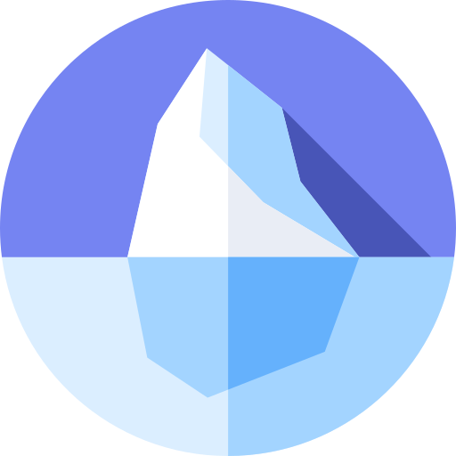 Iceberg Flat Circular Flat icon