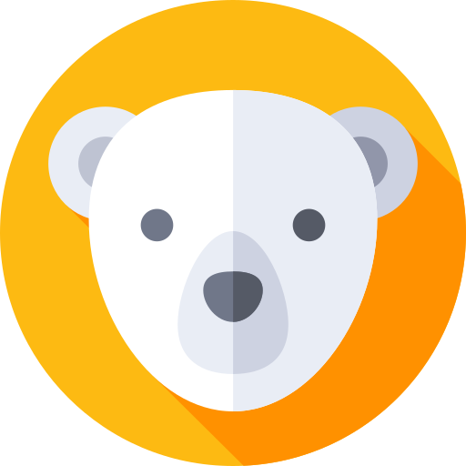 oso polar icono gratis