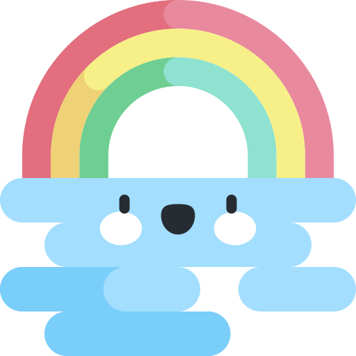 arco iris icono gratis