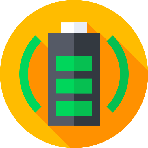 Full battery Flat Circular Flat icon