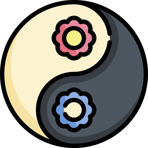 yin yang icono gratis