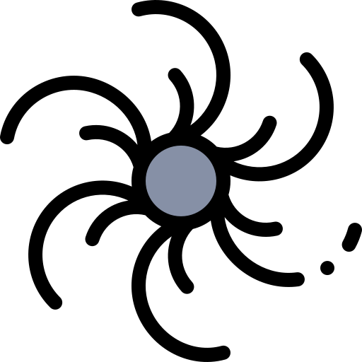 Black hole Detailed Rounded Lineal color icon