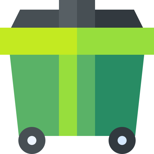 contenedor de basura icono gratis