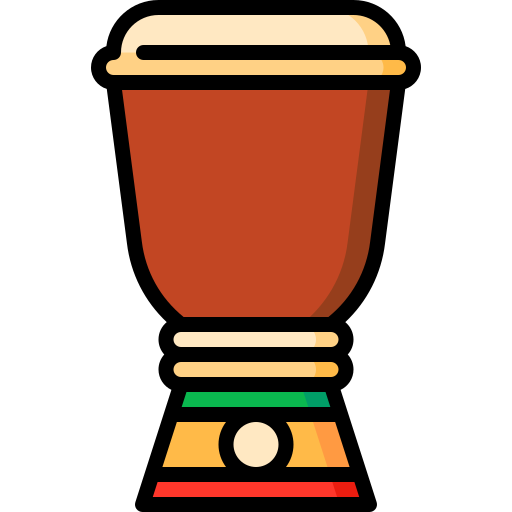 Djembe Special Lineal Color Icon