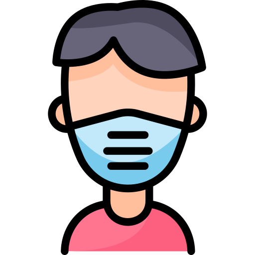 Face mask Generic Outline Color icon