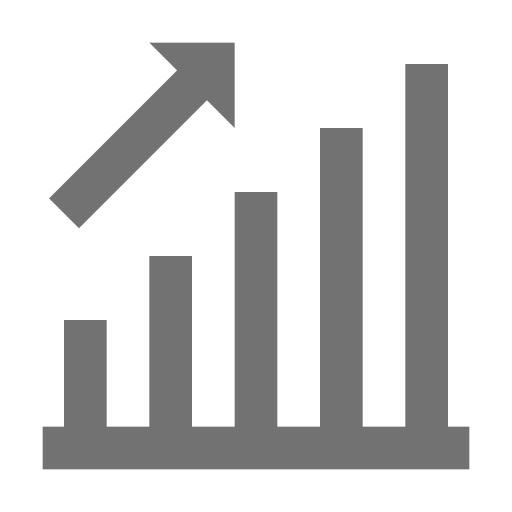 gráfico de crecimiento icono gratis