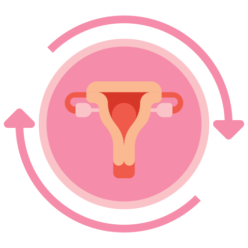 Menstrual cycle free icon