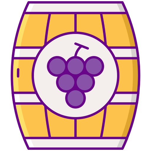 barril de vino icono gratis