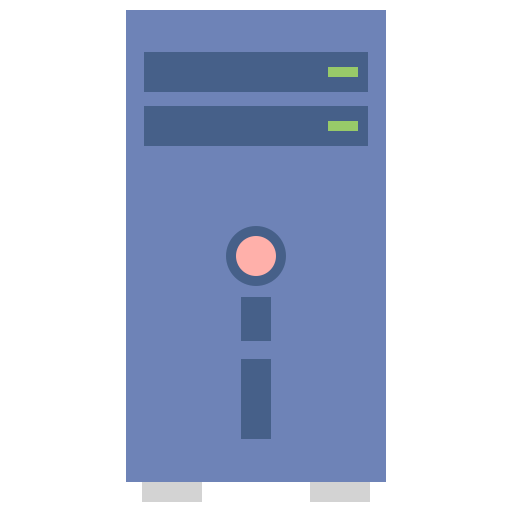 Computer tower Flaticons Flat icon