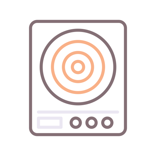 Electric stove Flaticons Lineal Color icon