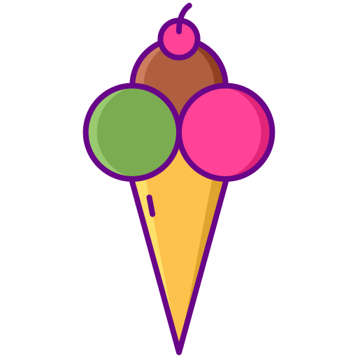 Ice Cream Flaticons Lineal Color Icon