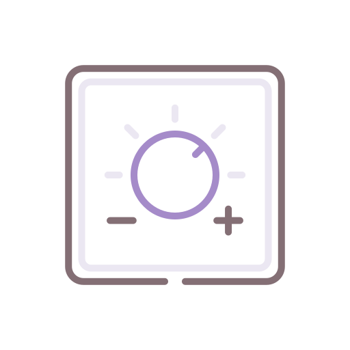 regulador de intensidad icono gratis