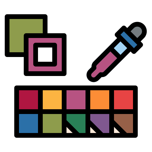 Paint Swatch Iconixar Lineal Color Icon