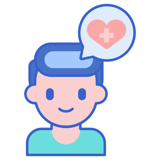 Mental health Flaticons Lineal Color icon