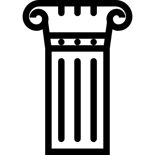 Column Coloring Lineal icon