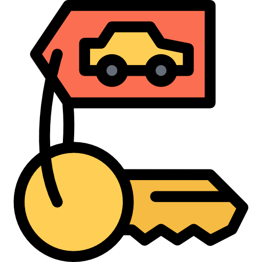 Car key Coloring Color icon